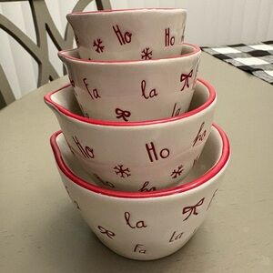 Rae Dunn Fa La La Measuring Cup Set
